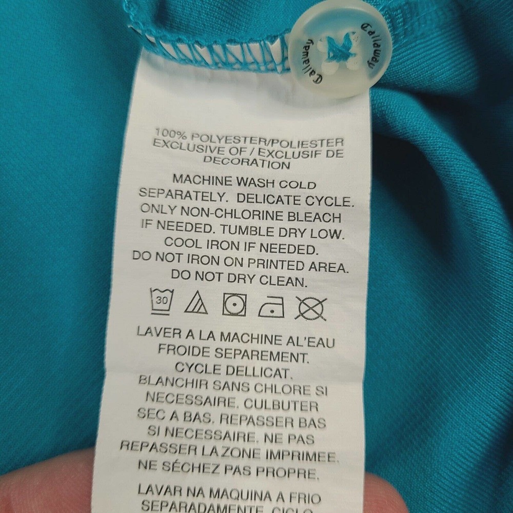Callaway Golf Polo Shirt Men's XL Blue Teal Opti-Dri Weston Hills Country Club - Picture 7 of 12